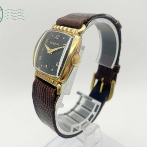 2405600039 ▽ BULOVA ブローバ レディース 腕時計 手巻き式 ゴールド デザインウォッチ スモセコ ヴィンテージ ジャンク品の画像2