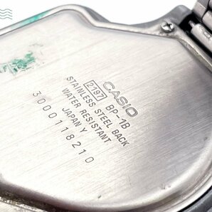 2405600308 ＃ CASIO カシオ BP-1B クォーツ BLOOD PRESSURE MONITOR 血圧計付き デジタル 腕時計 シルバー ヴィンテージ 中古の画像7