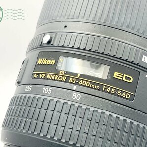 2405600728 ■ Nikon ニコン 一眼レフカメラ用レンズ AF VR-NIKKOR 80-400㎜ 1:4.5-5.6D キャップ付き カメラの画像6