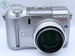 2405600824　★ OLYMPUS オリンパス C-755 Ultra ZOOM コンパクトデジタルカメラ デジカメ シルバー系 ジャンク 中古