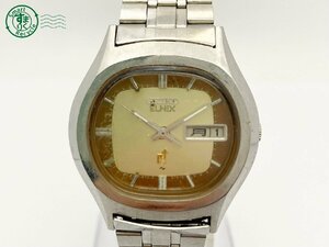 2405601050　△ SEIKO セイコー 腕時計 0703-5001 ELNIX エルニクス 3針 デイデイト メンズ 電磁テンプ 純正ベルト 中古