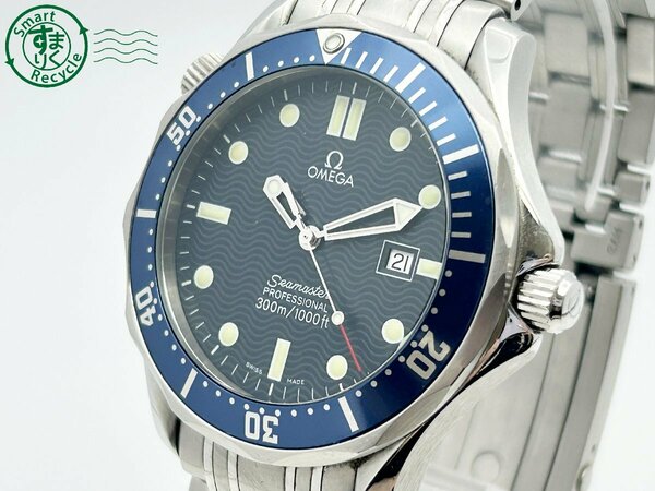 2405601156　◇ 1円～! OMEGA オメガ Seamaster シーマスター プロフェッショナル 196.1523 Cal.1538 ネイビー メンズ QZ 腕時計 中古