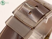 2405601157　△ Swatch スウォッチ 腕時計 シルバー文字盤 3針 デイト クロノグラフ クォーツ QZ 純正ベルト 中古_画像7