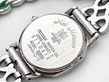 2405601930　＃ CITIZEN シチズン CLUB LA MER クラブ・ラメール SILVER SV 925 2200-226321 QZ 腕時計 白文字盤 ホワイト シルバー 中古_画像7