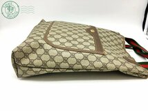 2405601873　☆ GUCCI グッチ 40.02.003 トートバッグ 肩掛けバッグ PVC シェリーライン ブラウン系 レディース ブランド 中古_画像3