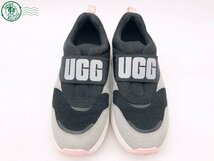 2405602402　▽ UGG アグ サイズ USA 8.5 25.5cm 靴 スニーカー1119890 ブラック系 ピンク系 スリッポン 中古 現状品_画像2