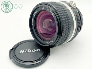 2405602398　■ Nikon ニコン 一眼レフフィルムカメラ用レンズ NIKKOR 28㎜ 1:2.8 キャップ付き カメラ