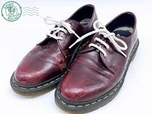 2405602812　●Dr. Martens AW008 UK 6/EU 39/US 8 L ドクターマーチン 革靴 レザー バーガンディ 赤系 シューズ 中古