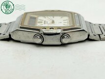 2405602902　◇ SEIKO セイコー H357-5140 シルバーウェーブ ベルト破損 アナデジ メンズ クォーツ QUARTZ QZ 腕時計 中古_画像4