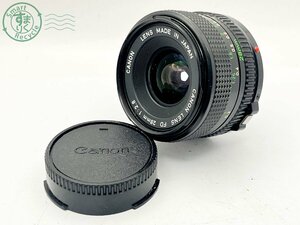 2405602916　■ Canon キヤノン 一眼レフフィルムカメラ用レンズ CANON LENS FD 28㎜ 1:2.8 キャップ付き カメラ