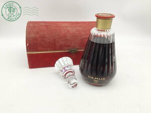 2405603049　＊ 1円～！ CAMUS カミュ COGNAC コニャック Baccarat バカラ クリスタル ボトル 替え栓 箱 フランス製 ブランデー 古酒