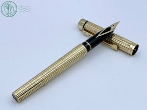 2405603436　★ SHEAFFER GOLD ELECTROPLATED シェーファー 万年筆 カートリッジ式 ペン先 585 14K ゴールドカラー 筆記用具 文具