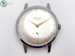 2405605115 # Mercury Mercury hand winding 17 stone 3 hands analogue wristwatch silver × Gold face only Vintage used 