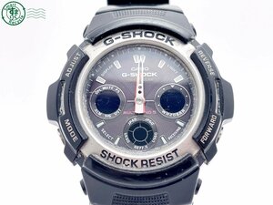 2405605142　＃ CASIO カシオ G-SHOCK Gショック AWG-M101 ソーラー アナデジ 腕時計 黒文字盤 ブラック 純正ベルト ヴィンテージ