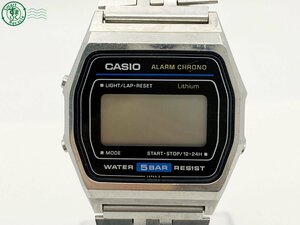 2405605616　△ CASIO カシオ 腕時計 ALARM CHRONO アラームクロノ W-39 デジタル文字盤 シルバー メンズ クォーツ QZ 中古