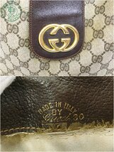 2405601859　＊ GUCCI グッチ 30 ショルダーバッグ レザー ベージュ系 トートバッグ 肩掛け レディース 中古 ジャンク_画像4