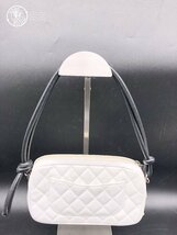 2405601951　 ▽ CHANEL シャネル カンボンライン パイソン ココマーク ホワイト 白 白タグ ジャンク 中古_画像2