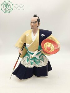 2405602941　＊ 黒田武士 人形 陶器 置き物 置物 時代物 美術品 骨董 和 伝統 工芸 インテリア アンティーク 中古