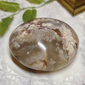 【E9513】桜アゲート＊さくら＊ほのかなピンク＊ペンダント＊Cherry blossom agate＊Pendant