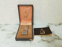 Dunhill ダンヒルライター ガスライター シルバーカラー BOX付き 中古 現状品 着火確認済み #1969_画像1