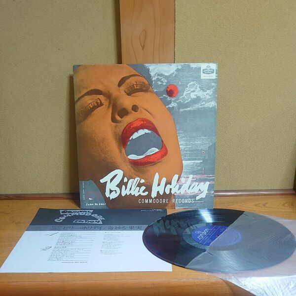 Billie Holiday 奇妙な果実 COMMODORE RECORDS LPレコード 盤