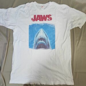 90年代 JAWS　ジョーズ　XL ホワイト Tシャツ 半袖Tシャツ 半袖
