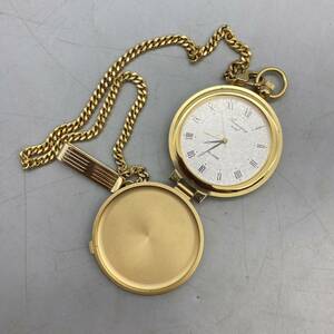 [V-37] pocket watch Anniversary 40th ALARM Gold color operation not yet verification 