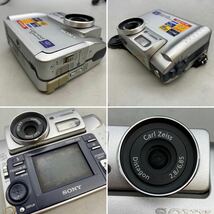 【P-10】 SONY Cyber-Shot ソニー デジタルカメラ まとめ DSC-T1 / DSC-F55V 充電器 AC-LM5 AC-VF10 AC-VQ11 動作未確認 _画像5