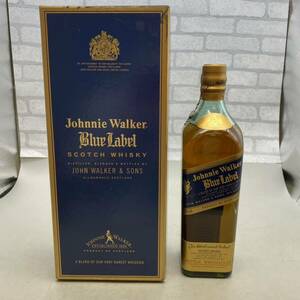 【酒G-4】 Johnnie Walker Blue Label ジョニーウォーカー ブルーラベル スコッチウイスキー 箱付き 750ml 43% 未開栓