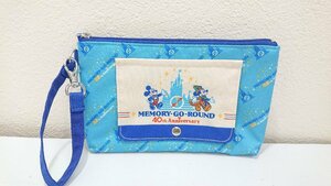 【送料無料】【中古】ＴＤＲ　東京ディズニーリゾート40周年　メモリーゴーラウンド　お手拭きキャリー　ポーチ　キングラム（イ）