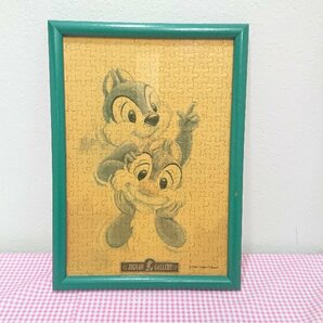 SALE1円～【中古】JIGSAW GALLERY チップ＆デール ジグソーパズル204ピース完成品 Walt Disney Company インテリア キングラム（イ）の画像1