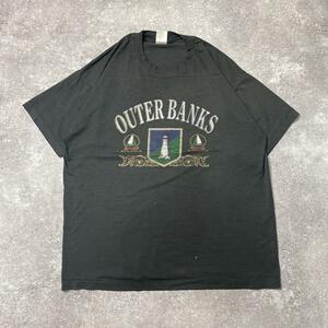 90s USA製 OUTER BANKS 灯台 vintage T-shirts