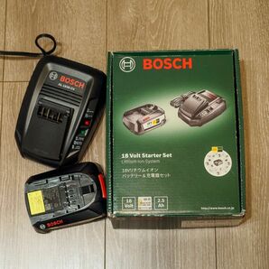 BOSCH ボッシュ DIY18V 2.5Ahバッテリー ＆ 充電器セット A1825LIG-SET