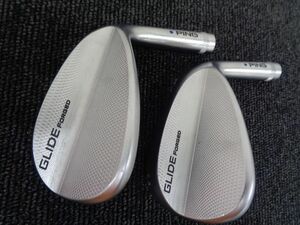 中古 ピン GLIDE FORGED WEDGE 52/56 2ホンセット/ヘッドノミ//52[4020]■松山