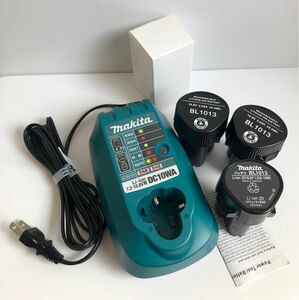 Makita マキタ充電器 DC10WA バッテリー BL1013 4点セット makita 8V用