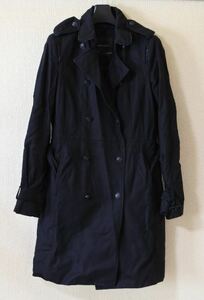 ZARA BASIC ザラ トレンチコート コート ブラック Sサイズ 秋冬 ymdnrk k h ① 0415