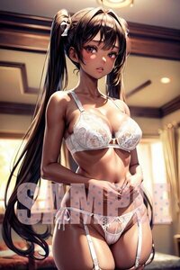 C-235【高画質】1点限り｜即決セリフサービスあり｜A4アートポスター｜かわいい｜美少女｜美女｜グラビア｜イラスト｜アニメ｜セクシー