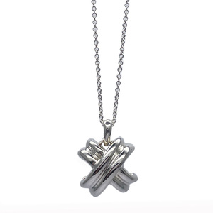  used AB/ use impression small TIFFANY&Co. Tiffany silver 925 necklace signature Cross lady's silver 20460552