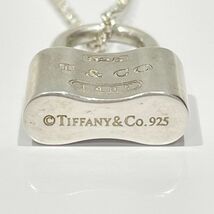 中古AB/使用感小 TIFFANY&Co. ティファニー シルバー925 ネックレス 1837 カデナ ミニチャームロック レディース シルバー 20460553_画像6