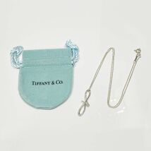 中古AB/使用感小 TIFFANY&Co. ティファニー スターリングシルバー ネックレス エルサペレッティ レター F イニシャル レディース 20462330_画像9