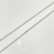 中古AB/使用感小 TIFFANY&Co. ティファニー シルバー925 ネックレス ノーツ レター サークル ロゴ ラウンド イニシャル K 20462325_画像8