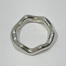 中古AB/使用感小 TIFFANY&Co. ティファニー シルバー925 リング・指輪 9号 パロマピカソ ジグザグ ウェーブ レディース 20464347_画像2