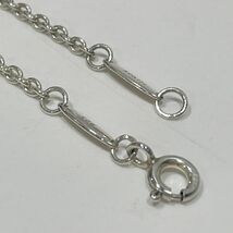 中古AB/使用感小 TIFFANY&Co. ティファニー シルバー925 ネックレス ダブル オープンハート ラリアット レディース 20464344_画像4