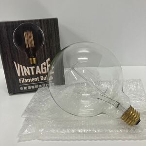 未使用保管品 舶用電球・VINTAGE Filament Bulbマリンバルブ ヴィンテージランプ 白熱型 40W 電球形 E26口金 照明 電球 おしゃれ