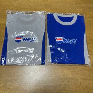 ペプシ　Ｔシャツ　半袖　２枚セット　フリーサイズ　PEPSI NEX ブルー　グレー　非売品　新品未使用