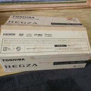  Toshiba REGZA RD-R100 Regza exclusive use remote control /B-CAS/ manual attaching * present condition goods 