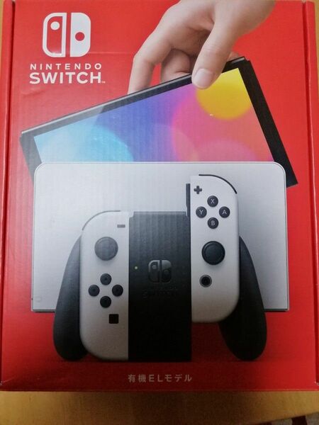 Nintendo Switch(有機ELモデル) Joy-Con(L)/(R) ホワイト　今年5月購入　起動確認のみ