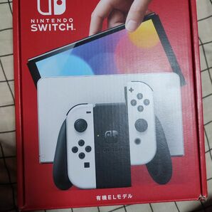 Nintendo Switch(有機ELモデル) Joy-Con(L)/(R) ホワイト　ほぼ未使用　起動確認のみ