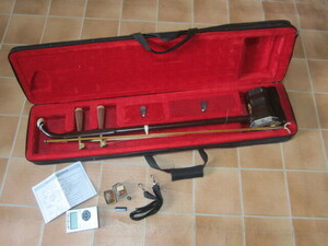敦煌牌 二胡 弦楽器 中国楽器 伝統楽器 ソフトケース付き 現状品渡し