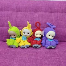 51413 BBC Teletubbies テレタビーズ パペット 人形 ぬいぐるみ 4体セット ディプシー ラーラ ポー ティンキー イギリス 90年代 まとめ_画像1